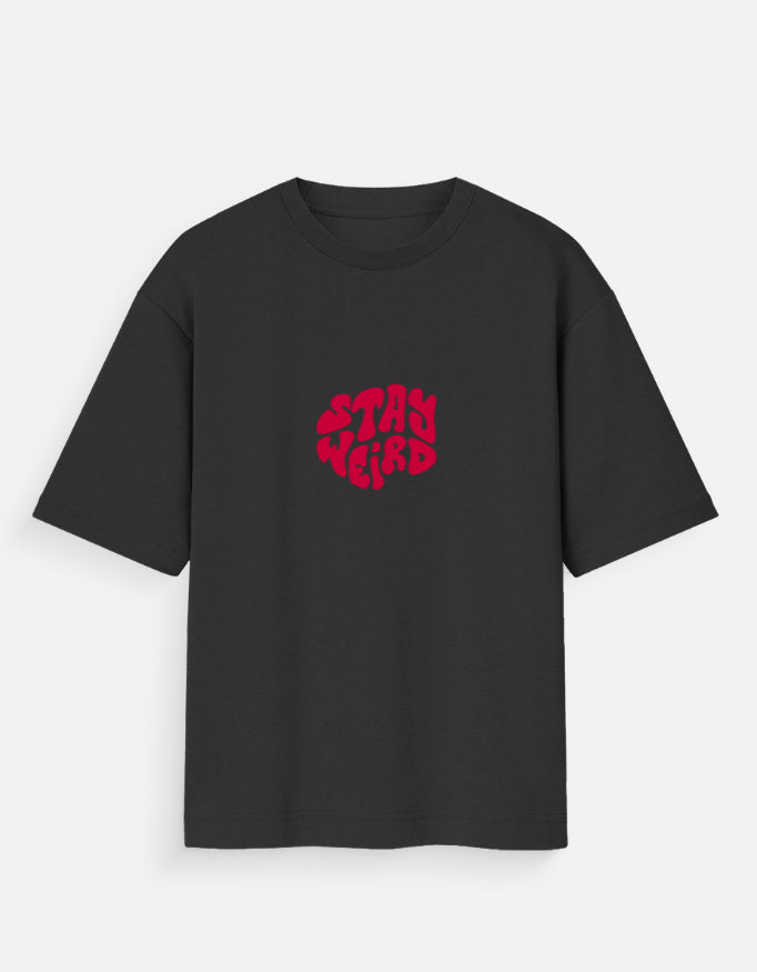 stay weird black print
