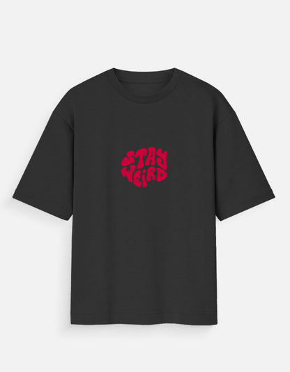 stay weird black print